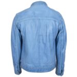 Men's Retro Style Zipped Biker Jacket - Image 4