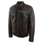 Biker Jacket Vintage Paradox Rub Off Effect RICKY - Image 3