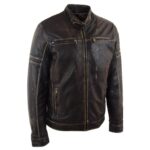 Biker Jacket Vintage Paradox Rub Off Effect RICKY - Image 4
