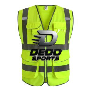 9 Pockets Class 2 High Visibility Zipper Safety Vest