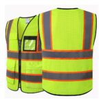 Reflective Safety Vest for Men Women Hi Vis Vest with 8 - Image 3