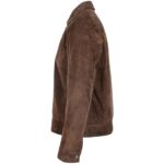 Suede Casual Harrington Jacket Larry Zenith Brown - Image 5