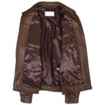 Best Dedo Men Biker Leather Timber Jacket - Image 6