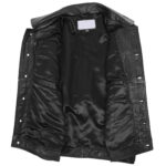 Mens Real Leather Trucker Jacket Lee Rider Style Terry - Image 6