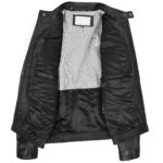 Mens Real Leather Biker Jacket Cafe Racer Style Ron - Image 7