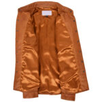 Men’s Leather Shirt Lambskin Western Stylish Shirt TAN - Image 6