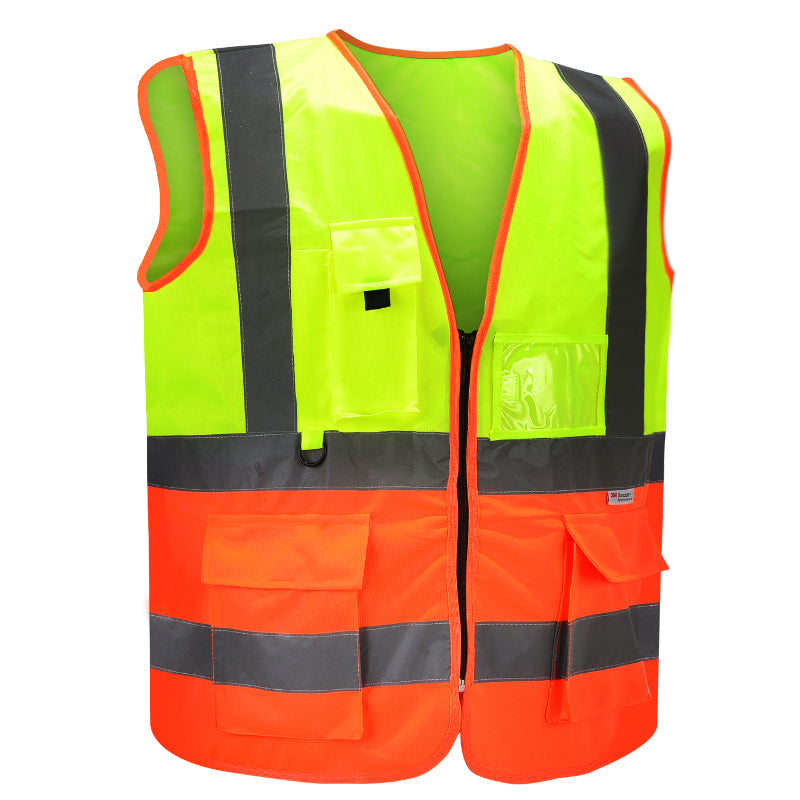 Hi-Vis Jackets (11) 3M Multi Glow HEAVY DUTY 3M DUAL COLOR VEST - Image 1