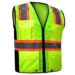 Glow Heavy Duty Vest with Zipper Additional Ventilation - Image 2