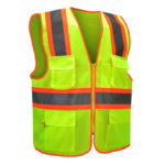 Sparkle Hi-Vis Executive Vest Yellow With Zipper with Dedo Sports