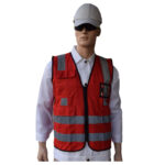 EMPIRAL BRIGHT ID Four Pocket Hi Vis Vest ID Pocket