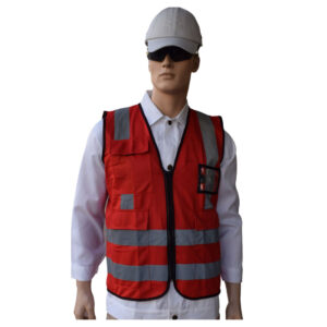 EMPIRAL BRIGHT ID Four Pocket Hi Vis Vest ID Pocket