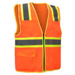 Empiral Sparkle Yellow Polyester Hi-Vis Executive Safety Vest - Image 2