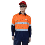 Originals Closed Front Vented Drill Work Shirt Tape