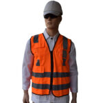 EMPIRAL BRIGHT ID Four Pocket Hi Vis Vest ID Pocket - Image 3