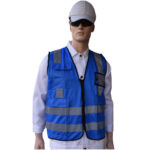 EMPIRAL BRIGHT ID Four Pocket Hi Vis Vest ID Pocket - Image 4