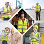 3M High Visibility 10 Pockets Class 2 Safety Vest for Men – Yellow (Orange Strips) | Dedo Sports - Image 5