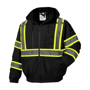 High Visibility Reflective Jackets for Men Waterproof Class 3