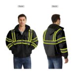 High Visibility Reflective Jackets for Men Waterproof Class 3 - Image 2