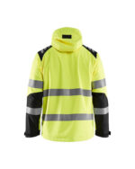Hi-Vis Softshell Jacket for Men Waterproof Reflective Workwear - Image 2