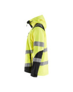 Hi-Vis Softshell Jacket for Men Waterproof Reflective Workwear - Image 3