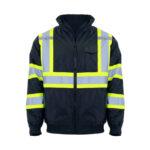 Hi-Vis Safety Bomber Jacket Two-Toned ANSI Class 3