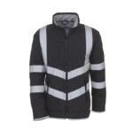 High Visibility Reflective Bomber Jacket for Men Waterproof