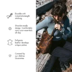 Leather Tote Everyday - Heritage Brown - Image 4