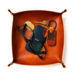 Leather Valet Tray - English Tan - Image 2
