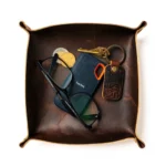 Leather Valet Tray - Heritage Brown - Image 2