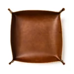 Leather Valet Tray - Natural