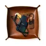 Leather Valet Tray - Natural - Image 2