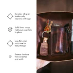 Leather Valet Tray - Heritage Brown