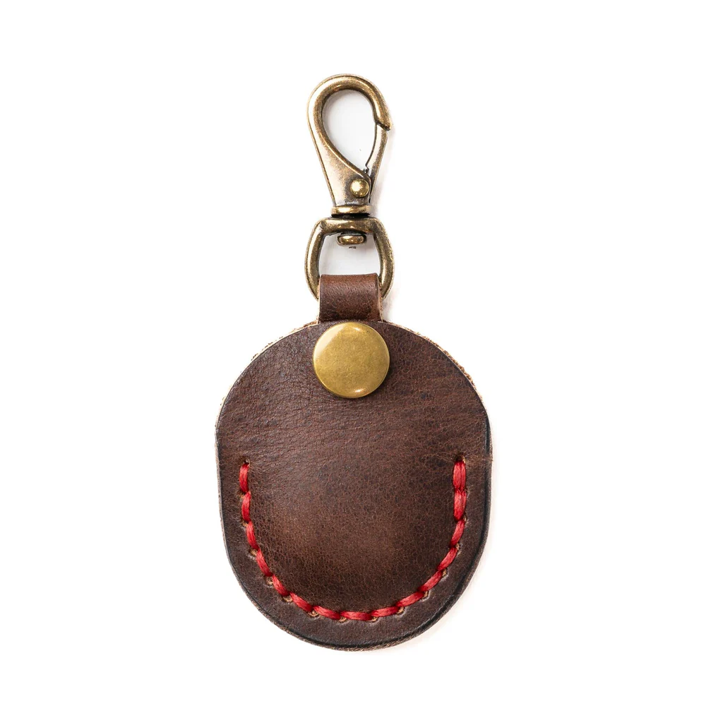 Leather AirTag Case - Heritage Brown Leather AirTag Case - Heritage Brown
