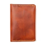 Leather Passport Holder - English Tan