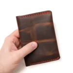 Leather Passport Holder - Heritage Brown - Image 4