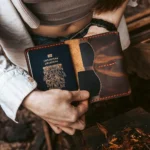 Leather Passport Holder - Heritage Brown