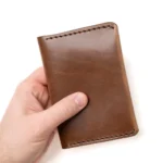 Leather Passport Holder - Natural
