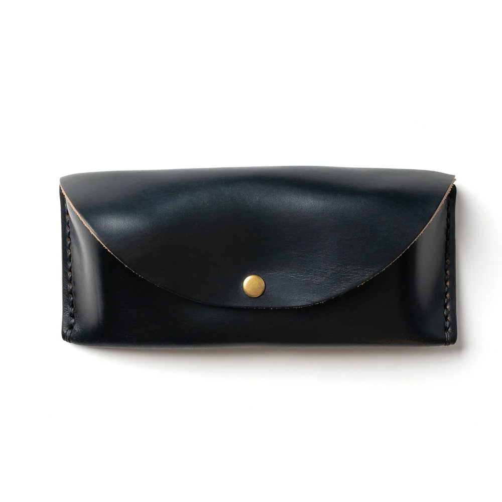 Leather Sunglasses Case - Black Leather Sunglasses Case - Black