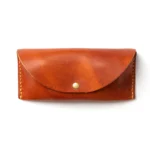 Leather Sunglasses Case - English Tan
