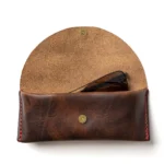 Leather Sunglasses Case - Heritage Brown - Image 2