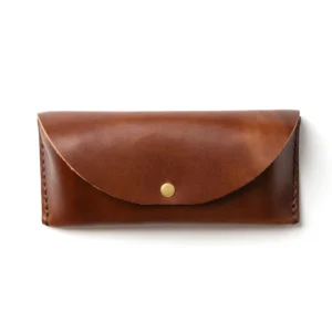 Leather Sunglasses Case - Natural