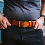 1.5" Universal Leather Belt - English Tan - Image 5