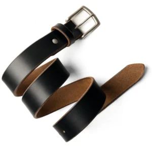 1.5" Universal Leather Belt - Black