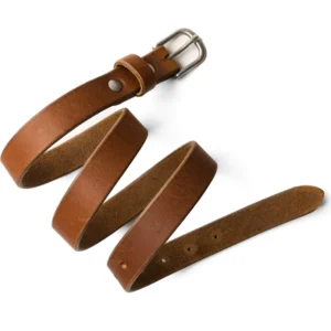 1" Essential Leather Belt - English Tan