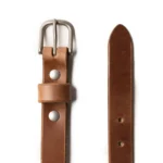 1" Essential Leather Belt - Natural - Image 2