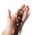 1" Essential Leather Belt - Heritage Brown - Image 3