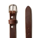1" Essential Leather Belt - Heritage Brown - Image 2