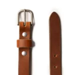 1" Essential Leather Belt - English Tan - Image 2