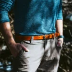 1" Essential Leather Belt - English Tan - Image 5