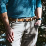 1" Essential Leather Belt - Natural - Image 5